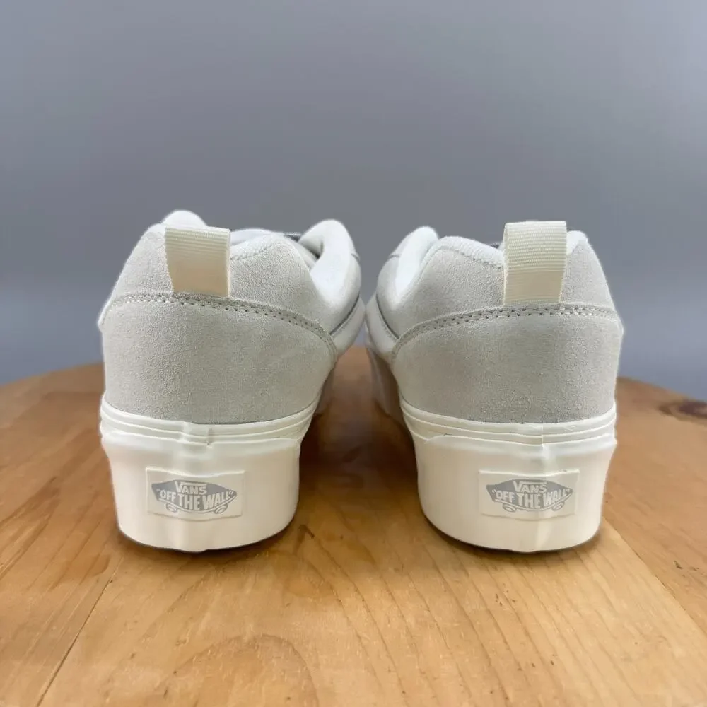 Vans Knu Skool Stack Women’s Size‎ 7 White Platform Chunky Casual Sneakers NEW